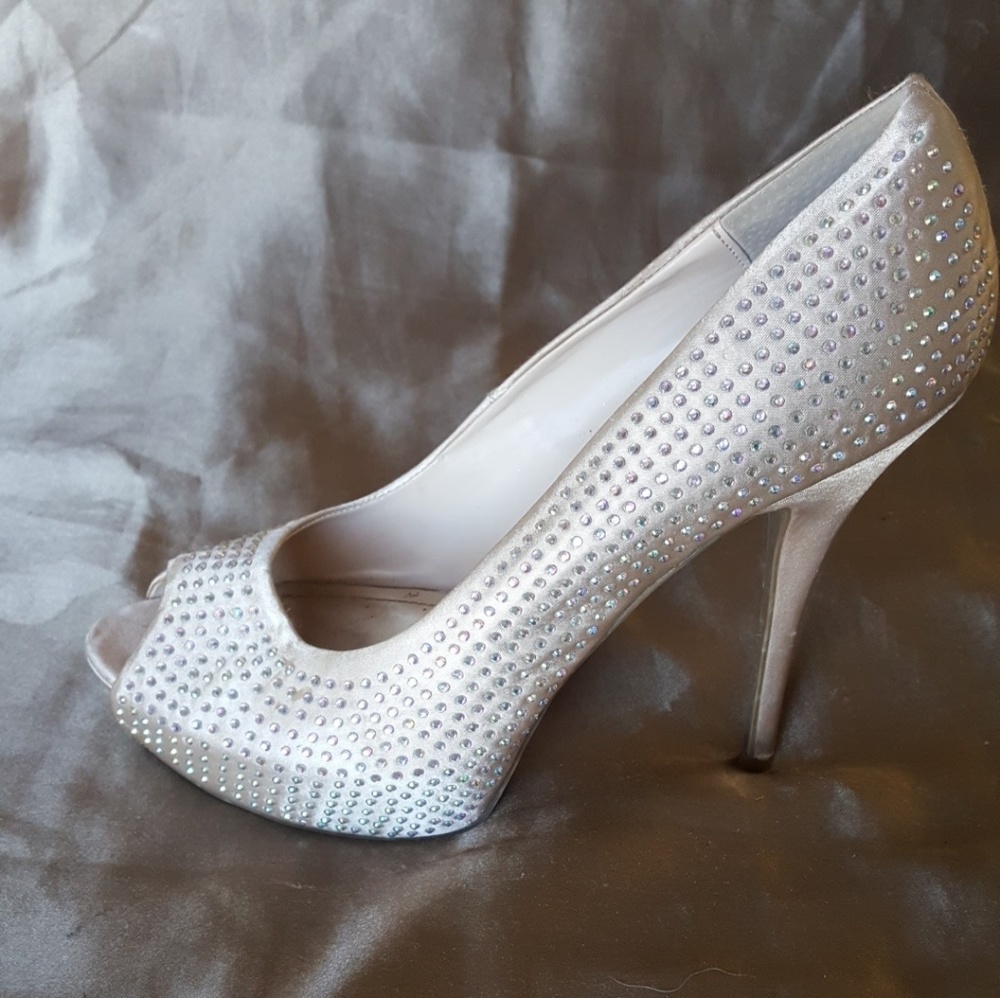 Jennifer Lopez Rhinestone Heels